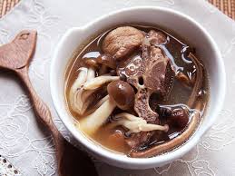 Shimeji Mushrooms With Pork Ribs Soup