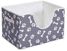 Pet toy basket personalised canvas storage bin organizer dog cat accessories box. 10 Dog Toy Storage Ideas To Complement Any Decor Shed Happens