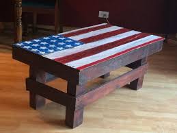 Trade show exhibits, table covers. Diy Pallet American Flag Table Pallet Furniture Plans