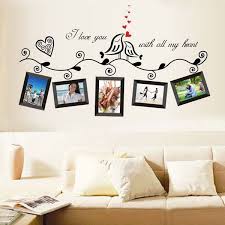 Love Birds Diy Photo Frame Removable Vinyl Art Decal Living Room Wall Sticker Mural Home Decor Wish Wall Decor Stickers Family Tree Wall Decal Wall Sticker