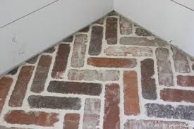 Interior brick flooring, we cover all your options from brick floor tile and brick veneers thru to brick look tile flooring and brick vinyl brick flooring: Herringbone Brick Paver Floor Domestic Imperfection