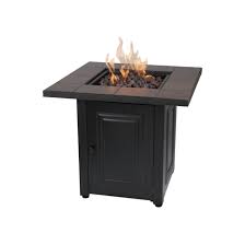 This contemporary new paris square fire table is perfect to transition from the place to serve your food into a cozy and warm place to relax in front of the mesmerizing fire. Blue Rhino Vanderbilt Square Fire Table 28 In Gad15411sp Rona