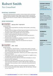 Major roles of management consultants. Tax Consultant Resume Samples Qwikresume