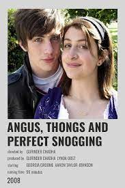Angus Thongs And Perfect Snogging Polaroid Poster Movie Posters Minimalist Indie Movie Posters Iconic Movie Posters