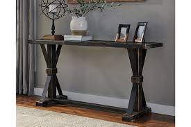 Beckendorf Sofa Console Table Ashley Furniture Homestore With Images Rustic Console Tables Sofa Table Decor Black Console Table