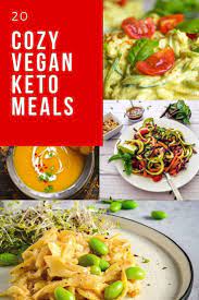 These Cozy Vegan Keto Recipes Make The Perfect Resource For Your Vegan Keto Meal Plan And Weekly Meal Prep These Keto Vegan Me Vegan Keto Meals Keto Meal Prep
