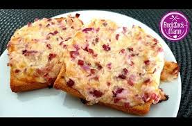 Elsasser Pizzatoast Thermomix Tm5 Tm6 Youtube Thermomix Schinken Und Kase Essen Und Trinken