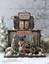 Christmas Countdown Box In 2020 Christmas Diorama Outdoor Christmas Tree Decorations Christmas Countdown