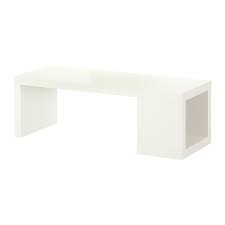 A glass coffee table makes for an elegant, subtle addition to the room, while a coffee table with storage is perfect for creating space for a striking centerpiece. Ikea Lack Coffee Table White Gloss Novocom Top