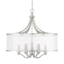 Semi flush mount ceiling light, farmhouse light fixture ceiling in wooden and rustic black metal finish, vintage ceiling with runnup vintage ceiling lighting fixtures drum shape flush mount ceiling light creative decoration art bamboo light handmade industrial lighting for living room. Possini Euro Design Brushed Nickel Drum Pendant Chandelier 25 Wide Modern White Organza Shade 6 Light Fixture Dining Room House Target