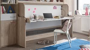 Funktionsbett Dakota Klappbett Schreibtisch Eiche San Remo Weiss 90x200 Klappbett Klappbett Schreibtisch Funktionsbett