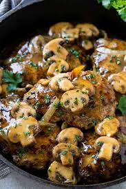 Salisbury Steak With Mushroom Gravy Very Good Followed Patty Recipe Substituting Dehydrate In 2020 Salisbury Steak Salisbury Steak Recipes Homemade Salisbury Steak