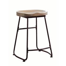 24 H Counter Height Bar Stools With Metal Frame Dark Brone Walmart Com In 2020 Counter Height Stools Diy Deck Furniture Counter Height Bar Stools