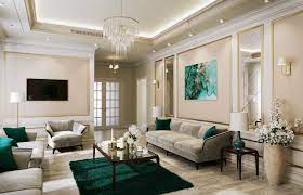 We've rounded up 19 useful apps that make interior and room design easier! American Style House Interior Design In Dammam 4 Elegant Reception Space With Neutral Col American Style House American Style Interior Living Room Design Decor