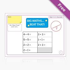 Big Maths Beat That Learn Its Challenges Andrell Education Math Math Numbers Ks1 Maths
