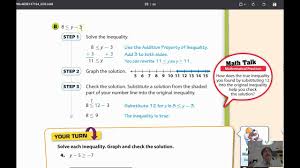 Each time you download a worksheet it will have unique questions and come with its own answer key. Lesson 7 1 Writing And Solving One Step Inequalities Youtube
