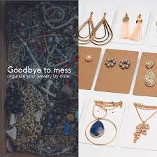 You may want to label the card with information about source, size, the price, item number. Buy Pgfunny Earring Display Card Necklace Cards 600 Pack Set 300 Earring Cards 300self Sealing Bags Kraft Paper Diy Jewelry Accessories Card For Necklace Earring Display Jewelry Display Mother S Day Gift Online In Turkey B07z5t77wf