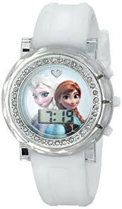 Disney Kids Fzn3579 Frozen Anna And Elsa Digital Display Analog Quartz White Watch Disney Http Www Amazon Com Dp Disney Kids Disney Frozen Gift Frozen Watch