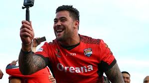 My parents, my grandfather, my family, the boys in there. Andrew Fifita Tonga Representative Future State Of Origin 2018 Nsw Blues Team