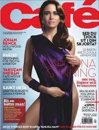 Carolina_gynning streams live on twitch! Carolina Gynning Cafe Magazine January 2008 Cover Photo Sweden