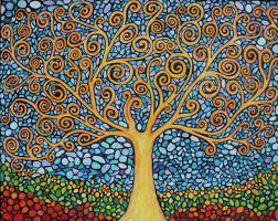 Pin By Indra Dewan On Kids Crafts Tree Of Life Painting Tree Of Life Art Abstract Tree