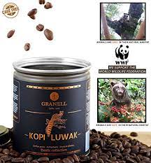 25 g (0.9 oz) $ 22. Granell Exotic Collection Kopi Luwak Kaffee Gourmet Kaffeebohnen 100 Arabica Kaffee Markantes Aroma Und Bitterkeit 100 G Amazon De Lebensmittel Getranke