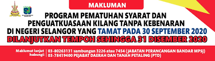 Maklumat am penilaian dan cukai taksiran. Program Pematuhan Syarat Dan Penguatkuasaan Kilang Tanpa Kebenaran Di Negeri Selangor Majlis Bandaraya Subang Jaya