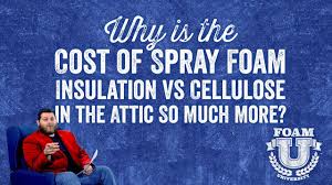 My suggestion would be to go the insulation route. Why Is The Cost Of Spray Foam Insulation Vs Cellulose In The Attic So Much More Foam University Youtube