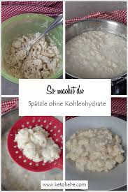 Kohlenhydrate bei tiefkühl fisch & meeresfrüchte. Keto Beilage Drei Rezepte Fur Spatzle Ohne Kohlenhydrate
