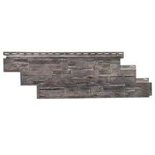 Stone Ds 13 13 In X 41 5 In Dry Stack Stone In Flint 25 18 Sq Ft Per Box Plastic Panel Siding