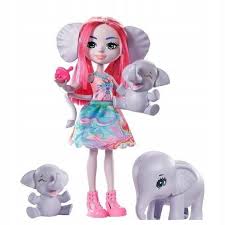 Natural friends collection 6 pack: Enchantimals Lalka Ze Sloniem 4 Mattel Babyboutik