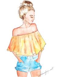 One Of Those Hot Summer Days When Even Early In The Morning Feels Like Stepping Into The Sauna Ever Fashion Art Prints Girls Illustration Fashion Illustration
