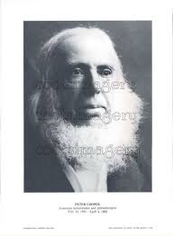 1968 Press Photo American Industrialist Inventor Peter Cooper