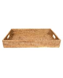 4 vtg snack vintage bamboo woven rattan wicker tiki serving trays 13.5x9.5. Rectangle Rattan Serving Tray Buy Food Serving Trays Rattan Bamboo Tray Product On Alibaba Com