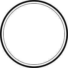 Circle With Thick And Thin Outline Liked On Polyvore Desain Logo Restoran Desain Logo Kartu Nama
