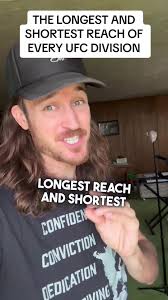 The longest and shortest reach of every @UFC division #fyp #ufc #mma  #jonjones #israeladesanya #reach