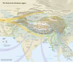 The Hindu Kush Himalayan Region Grid Arendal Himalayas Map Hindu Kush India World Map