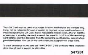 Say thank you with the gift of a great suit! Gift Card Man Mens Wearhouse United States Of America Mens Wearhouse Col Us Men 001 01