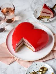 Gateau Cœur Fraise Pistache Entremet St Valentin Anne Sophie Recette Gateau Cœur Pistache Gateau Coeur