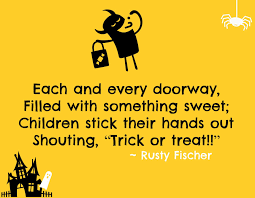Trick Or Treat A Halloween Poem Halloween Poems Halloweenie Halloween