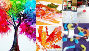 20 Easy Creative Painting Hacks For Kids Abstract painting demo for beginners on canvas using easy painting hack from project 100 days.