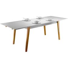 Magnifique table à manger extensible coloris naturel ! Table De Salle A Manger Extensible Scandinave Bristol Matelpro