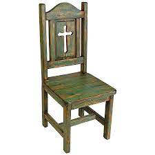 See more ideas about pine furniture, mexican pine furniture, furniture. Painted Mexican Pine Dining Chair With Cross Back