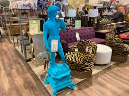 Most of the furniture in my new townhouse is from this place. Joey Moore On Twitter Homesense Seems Busier Than Usual Must People People Panic Buying 500 Bright Blue Velour Statues Of David