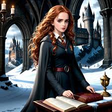 HERMIONE GRANGER.Generate a description of Hermione Granger 