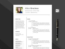 Downloadable, microsoft word compatible files. Word Resume Template Free Download 2021 Daily Mockup