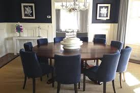 When buying a dining room table and/or planning to create a dining area , it's really important to ensure that you the get the right sized table for the space. Large Round Dining Room Table Layjao