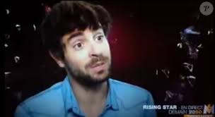 Photo : Le comédien et chanteur Augustin Galiana (The Garbo) dans Rising  Star, en 2014, sur M6
