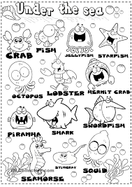 Sea Animals Animal Worksheets Sea Animals Preschool Sea Animals