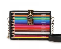 Harajuku Color Pencils Chain Crossbody Bag Harajuku Culture In 2020 Chain Crossbody Bag Bags Cross Body Handbags